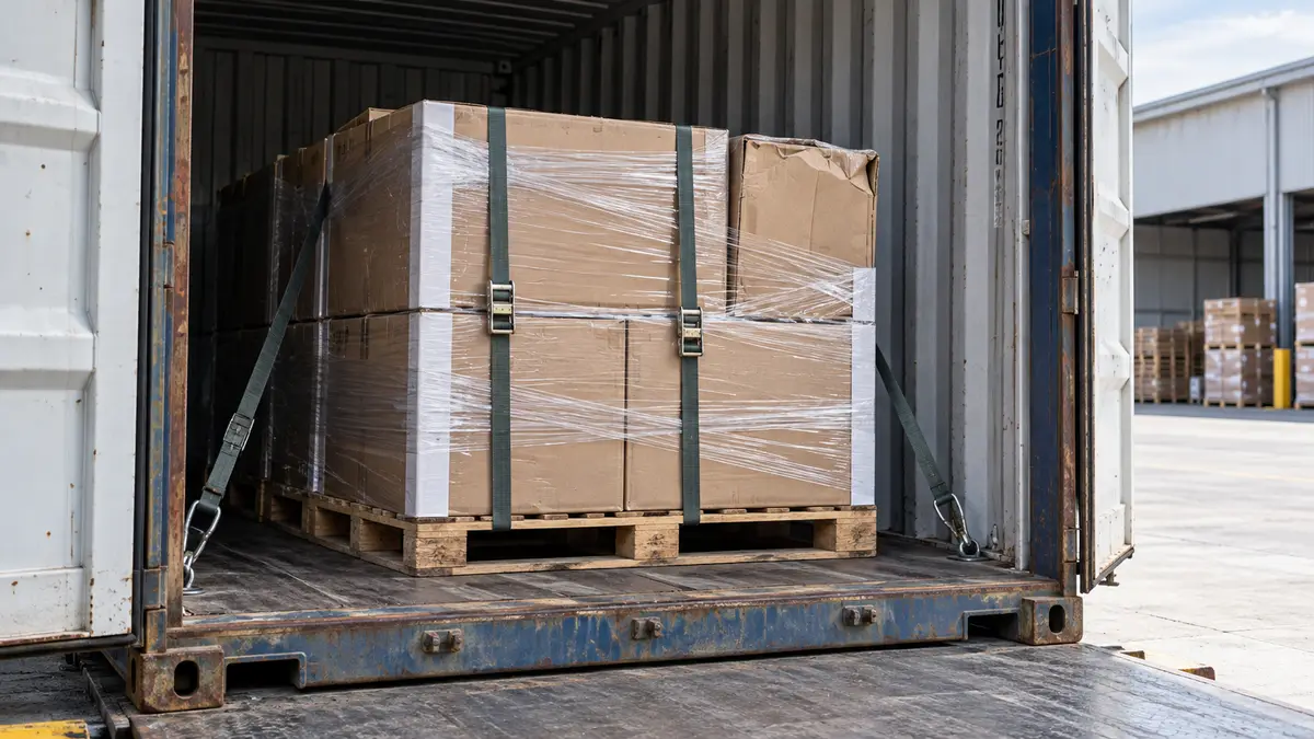 Illustrative image of Do UK buyers need extra cargo insurance? on a workshop surface.