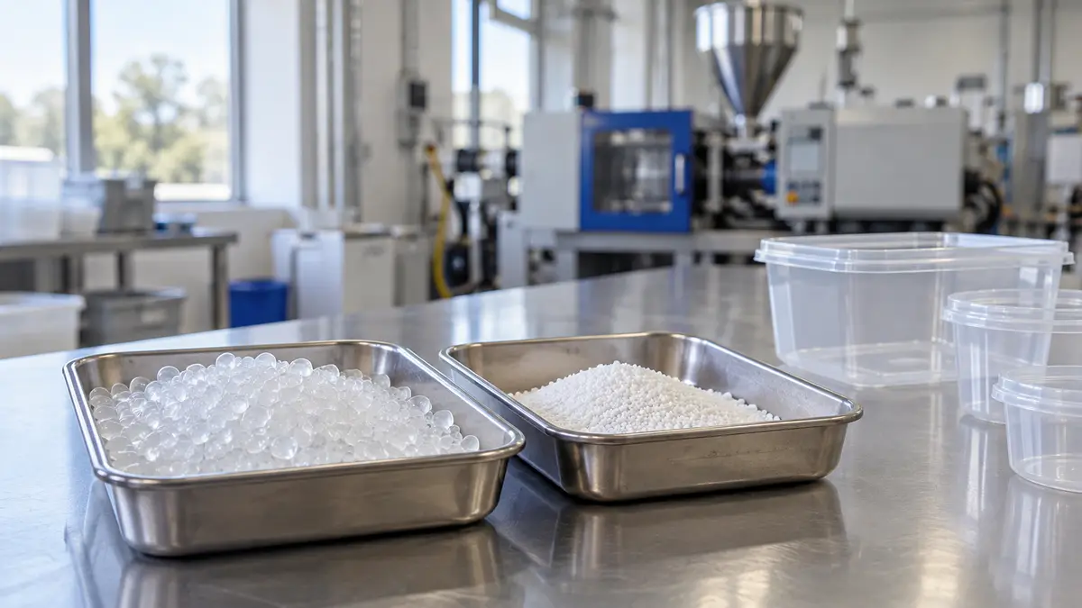 Illustrative image of Are plastic food-contact additives authorised in GB? on a workshop surface.