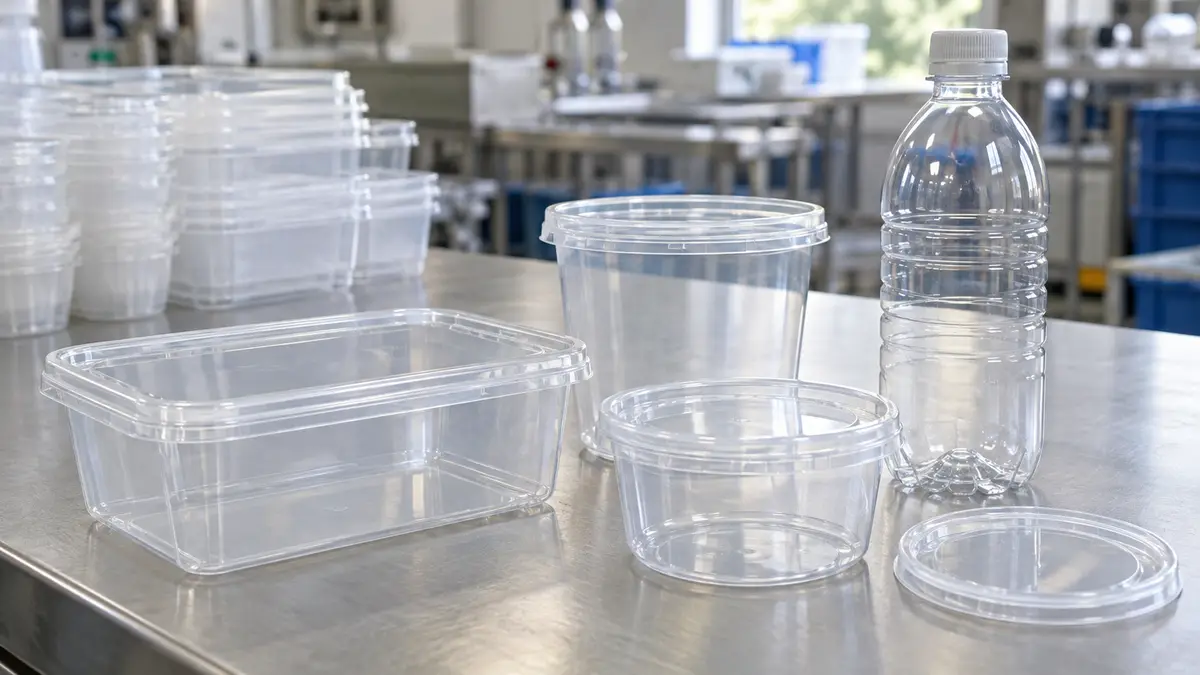 Illustrative image of Check a plastic food-contact declaration on a workshop surface.