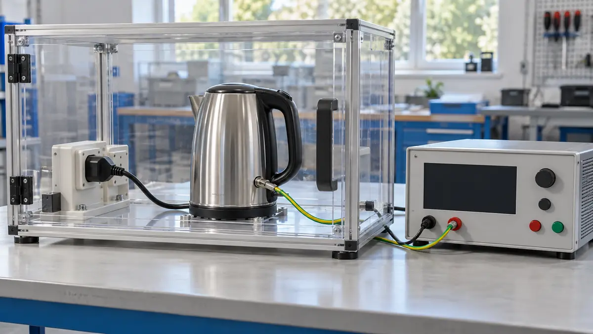 Illustrative image of What should a factory hi-pot test record contain? on a workshop surface.