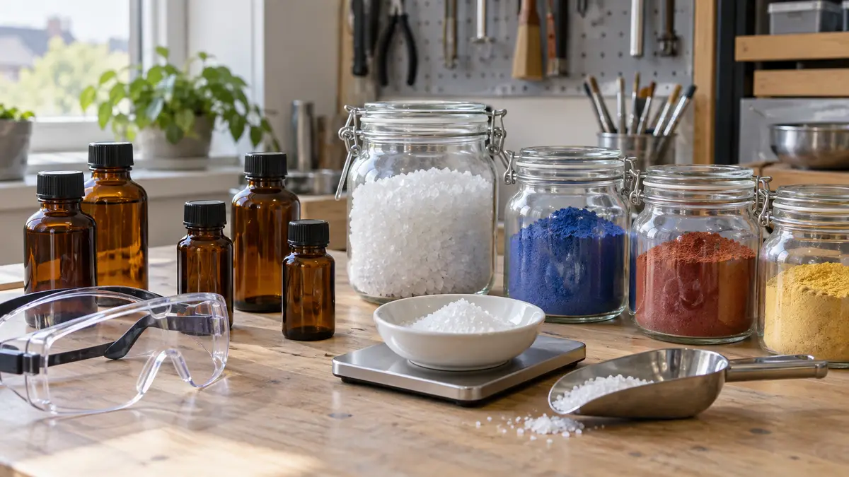 Illustrative image of Can I import hobby chemicals on a workshop surface.