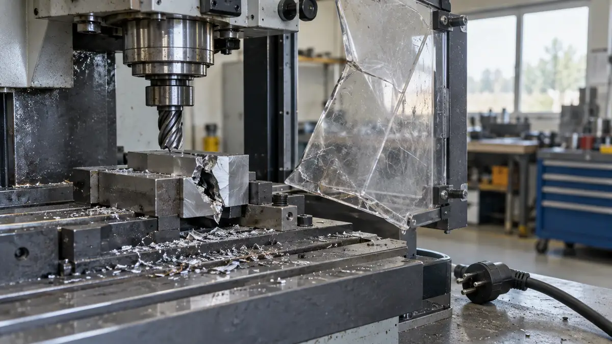 Illustrative image of Imported machine accident: what should I do? on a workshop surface.