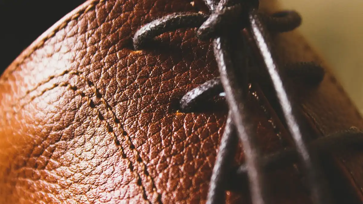 A pair of leather shoes.