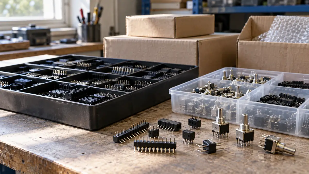 Illustrative image of Discontinued Chinese components: last-time buying on a workshop surface.