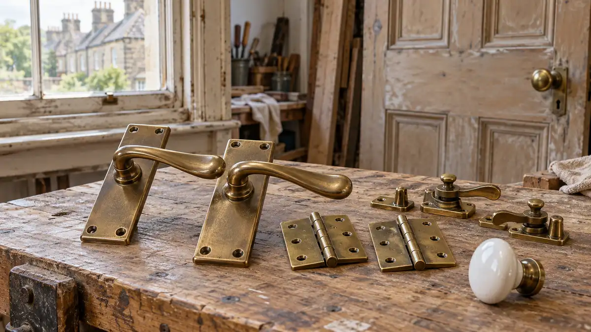 Illustrative image of China-made fixtures in a listed home: can I use them? on a workshop surface.