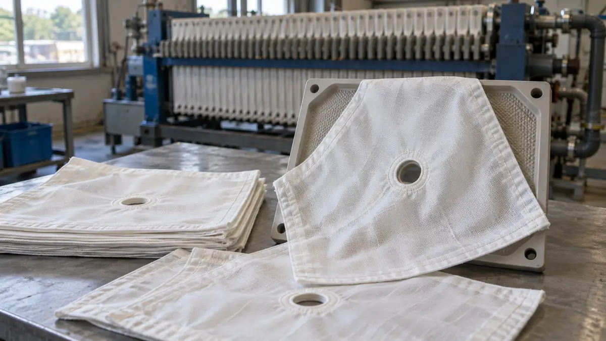 Illustrative image of Filter Press Cloths on a workshop surface.