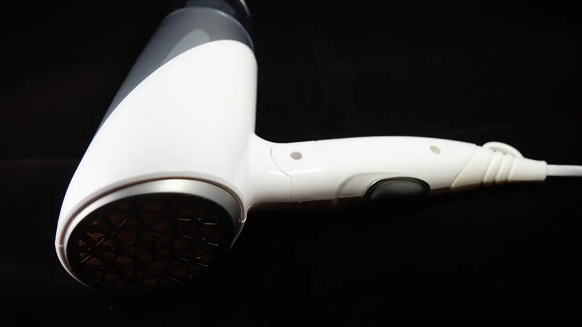 A household hair dryer.