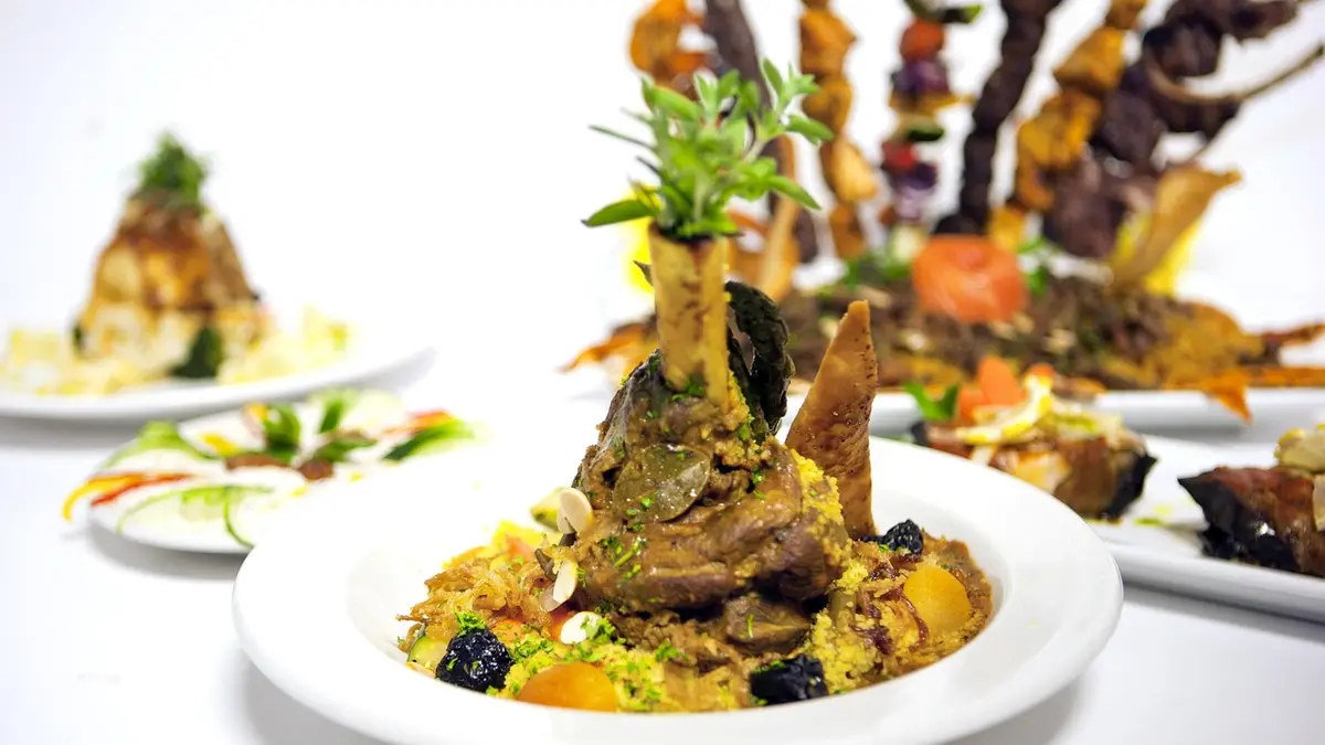 A Moroccan lamb tagine.